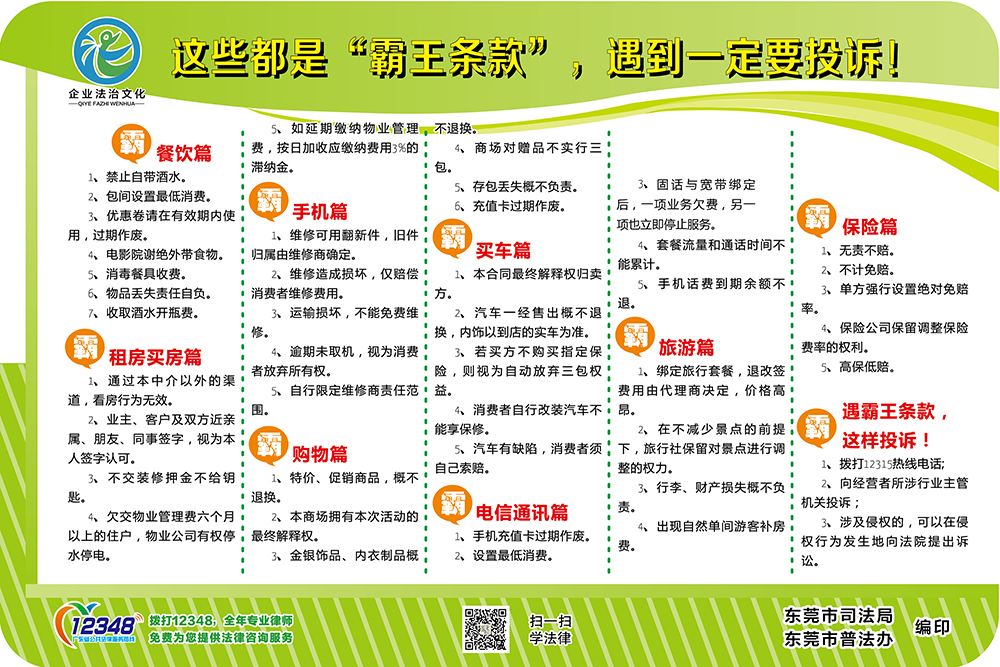 這些都是“霸王條款”，遇到一定要投訴！！